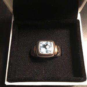 David Yurman Blue Topaz Ring
